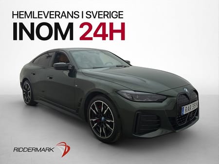 BMW i4 M50 xDrive Gran Coupé M Sport H/K Skinn Kamera CarPlay Navi MOMS
