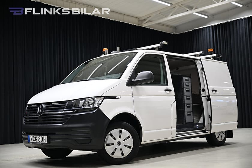 Bild 1 av Volkswagen Transporter 4Motion DSG 150HK Inredd|Dubbeldörr|Dubbelgolv|SeUtr!!