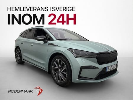 Škoda Enyaq iV 80 Skoda Halvskinn Drag Värmare 360° Navi Adap-fart