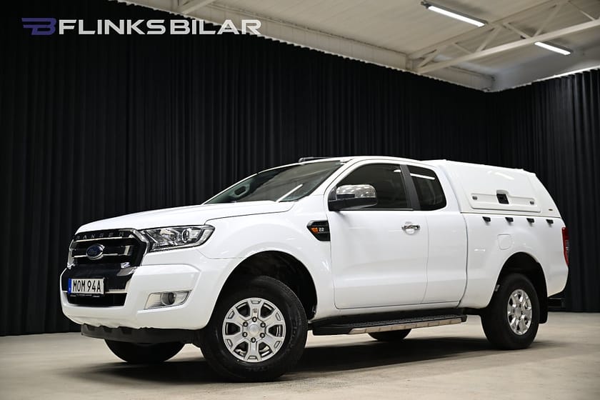 Bild 1 av Ford Ranger SuperCab 2.2 TDCi 160HK Automat|Kåpa|Drag|Värmare|EnÄgare|Lågmil