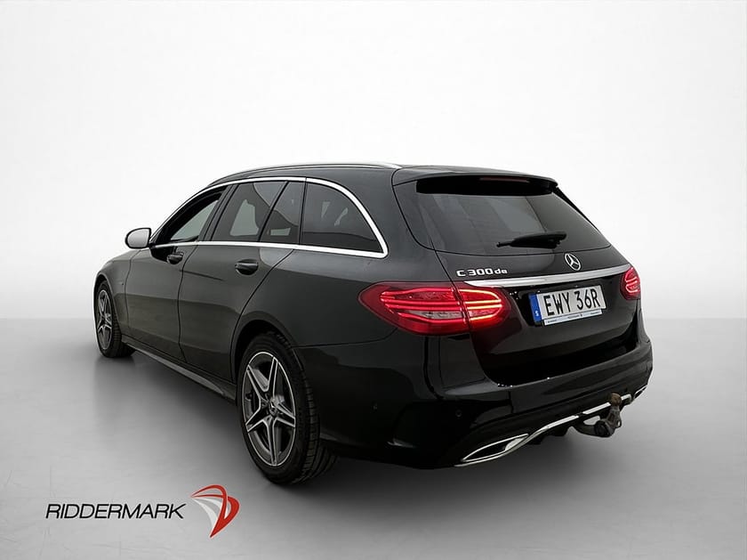 Bild 5 av Mercedes-Benz C 300 T de C300 AMG Line Burmester Kamera Navi Drag