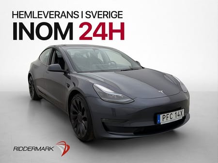 Tesla Model 3 Performance AWD Svensksåld Autopilot MOMS