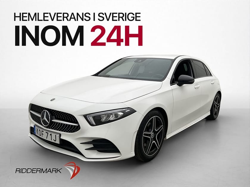 Bild 3 av Mercedes-Benz A 180 136hk AMG Night Edition Kamera Farthåll
