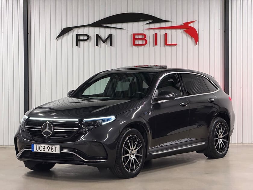 Bild 1 av Mercedes-Benz EQC 400 4MATIC AMG Line Taklucka Burmester Drag S&V-Hjul