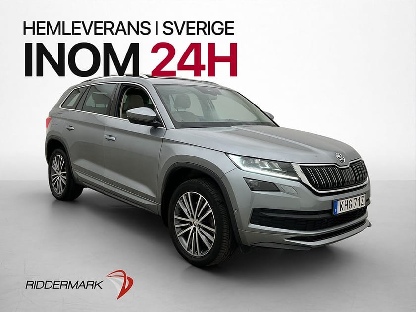 Bild 3 av Škoda Kodiaq Skoda 2.0 TSI 4x4 L&K Pano Drag Canton 360° Skinn