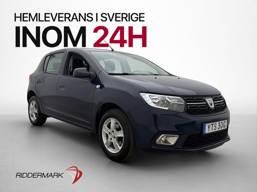 Bild 1 av Dacia Sandero 0.9 TCe Farthållare Bluetooth Få-Brukare