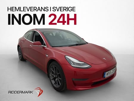 Tesla Model 3 Long Range AWD Panorama Navi Kamera Svensksåld