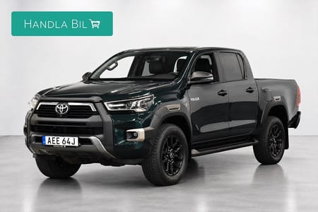 Toyota Hilux Dubbelhytt 2.8 4WD Invincible Drag JBL Skinn 360° Moms 204hk