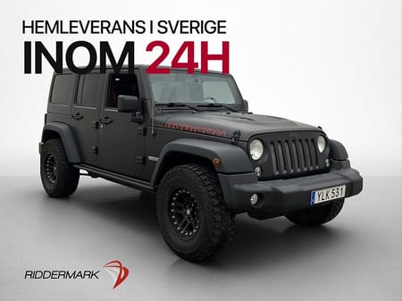 Jeep Wrangler Unlimited 3.6 V6 4WD 284hk Rubicon Skinn Drag
