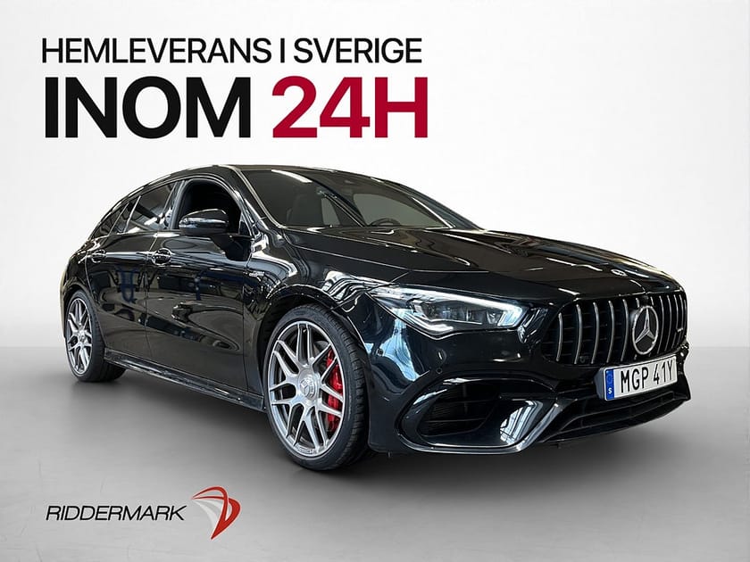 Bild 3 av Mercedes-Benz AMG CLA 45 S 4MATIC+ Shooting Brake CLA45 4M 421hk Pano Burmester Nav Kamera