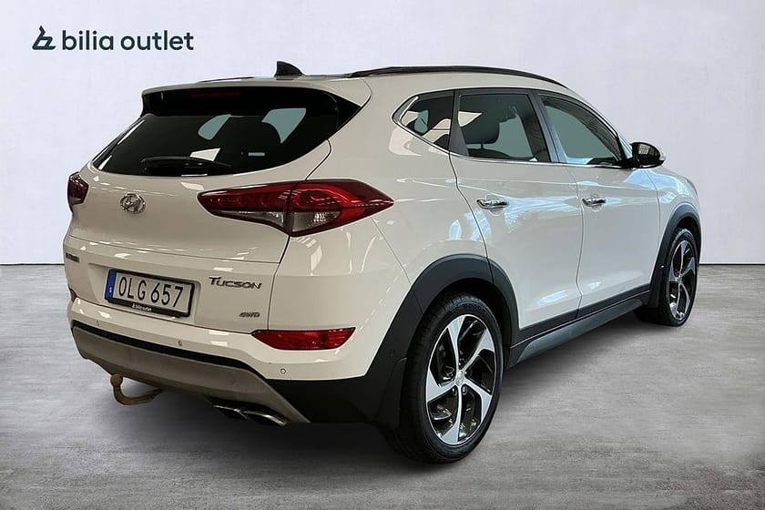 Bild 4 av Hyundai Tucson 1.6 T-GDI AWD DCT ComfortPlus Nyservad Drag B-kam Navi