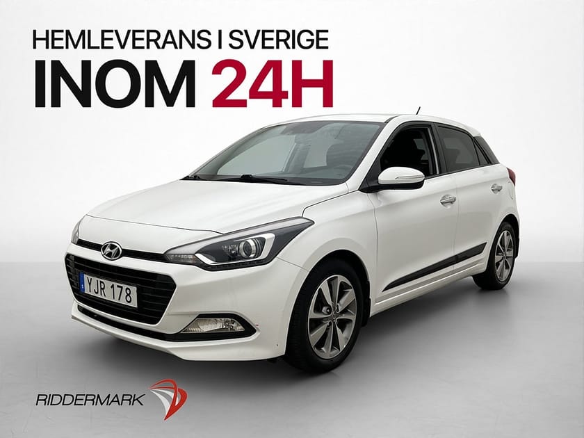 Bild 3 av Hyundai i20 120hk Premium Plus Kamera Rattvärme Farthållare