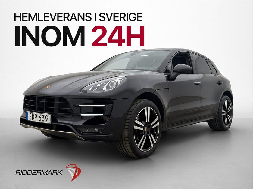 Bild 3 av Porsche Macan Turbo PDK 400hk Chrono Pano Burm PASM Värmare