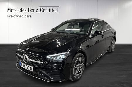 Mercedes-Benz C 300 e C300 AMG Line BURMESTER/PANO/BACKKAMERA/ADAPTIV FARTHÅLLARE