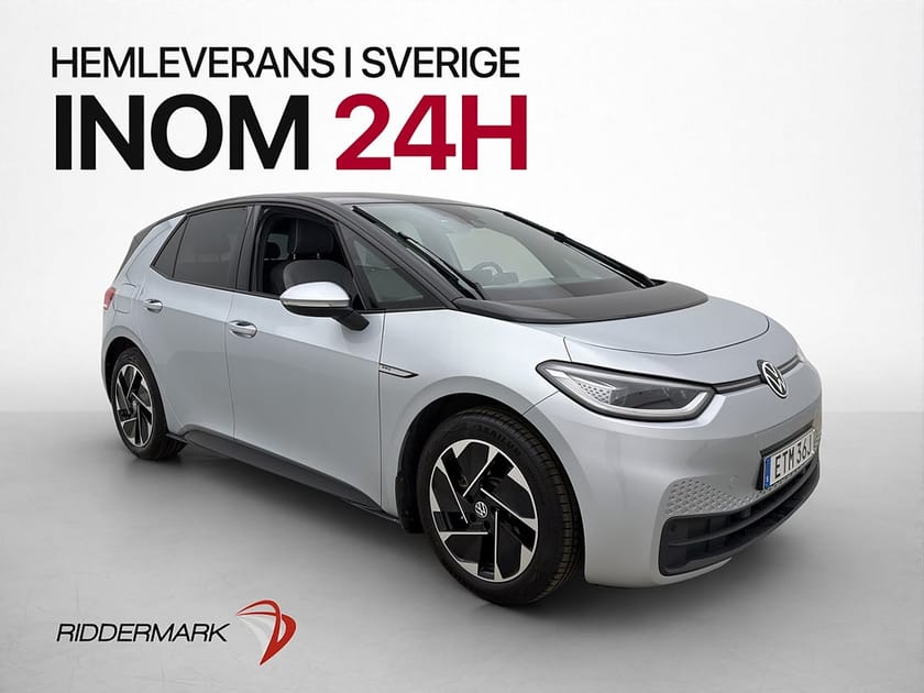 Bild 1 av Volkswagen ID.3 Pro Performance Kamera Värm CarPlay IQ.Light