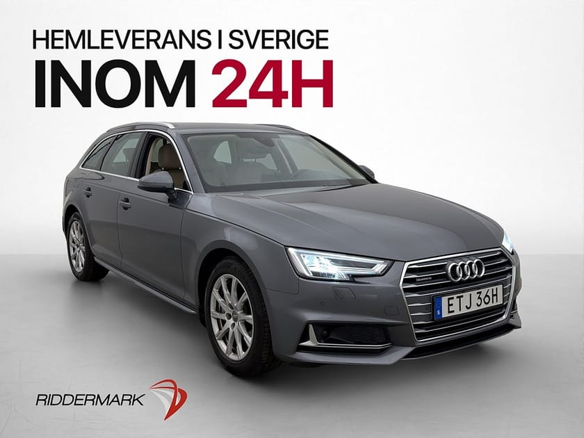 Bild 1 av Audi A4 Avant 40 TDI quattro 190hk Värmare Kamera Drag Skinn