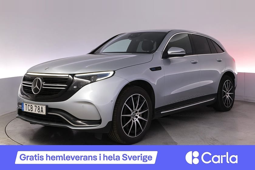 Bild 1 av Mercedes-Benz EQC 400 4MATIC 4M AMG Pano Burmester BSM 360 Drag HUD