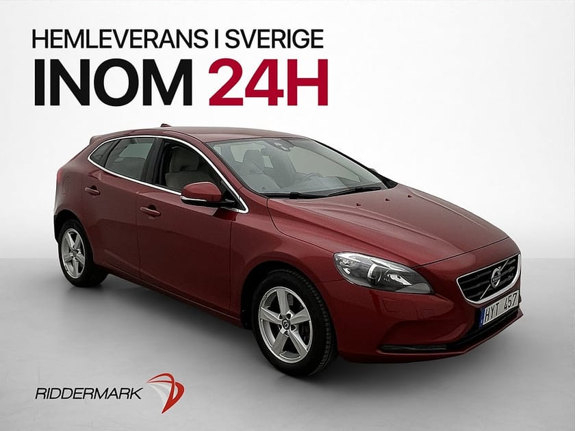 Bild 1 av Volvo V40 D3 Momentum Värmare Kamera Skinn Kamrem-Bytt Drag