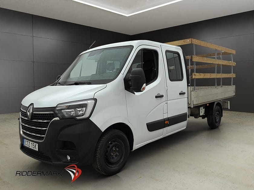 Bild 3 av Renault Master Chassi Cab Dubbelhytt 2.3 MOMS 7-Sits FLAK Värmare