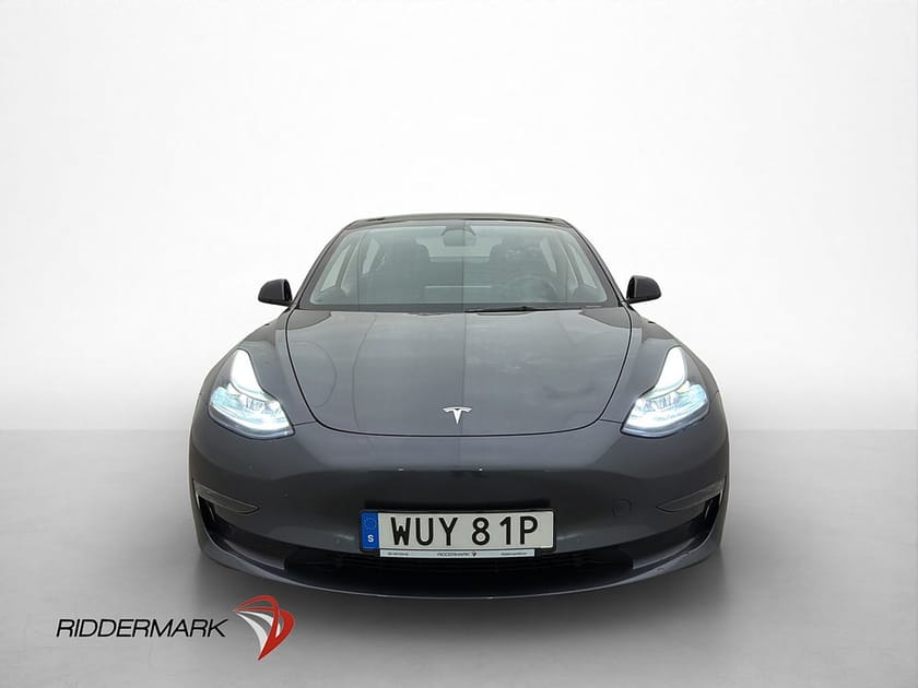 Bild 1 av Tesla Model 3 Long Range AWD Kamera Svensksåld
