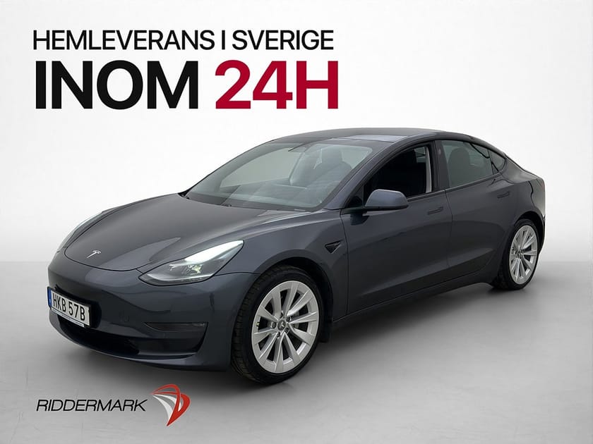 Bild 1 av Tesla Model 3 Long Range AWD Svensksåld Panorama Skinn