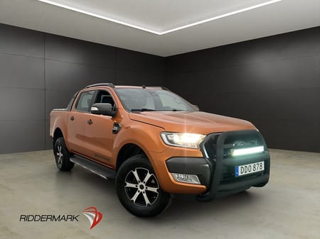 Ford Ranger Dubbelhytt Wildtrak 3.2 4x4 200hk Värmare Drag Kamera Moms