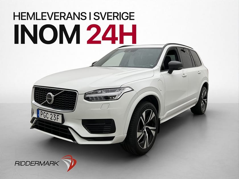 Bild 3 av Volvo XC90 T8 Twin Engine AWD R-Design 7Sits Drag 360° B&W