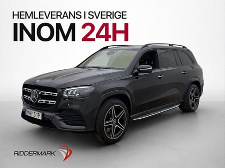 Mercedes-Benz GLS 400 d 4MATIC 400d 4M AMG 7-Sits Luft Pano Burmest Drag