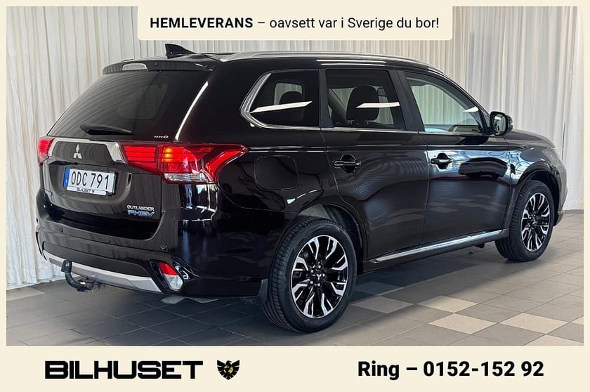Bild 3 av Mitsubishi Outlander PHEV CVT DRAG Business Nav Safety