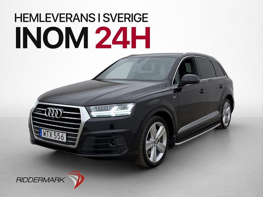 Bild 1 av Audi Q7 TDI V6 Q S-Line 7-Sit Cockpit Luftfjädring BOSE Drag
