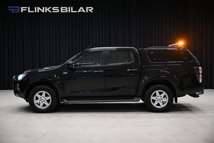 Bild 2 av Isuzu D-Max Crew Cab 163HK Automat|Kåpa|Drag|Värmare|XRX|Släde|EnÄgare|Moms