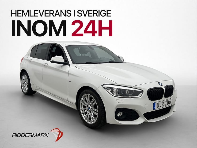 Bild 1 av BMW 118d xDrive M Sport Sensorer Navi Farthållare Bluetooth