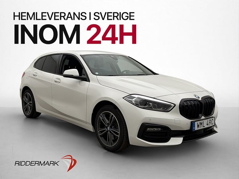 Bild 1 av BMW 118i 140hk Sport line Sensorer Rattvärme MOMS