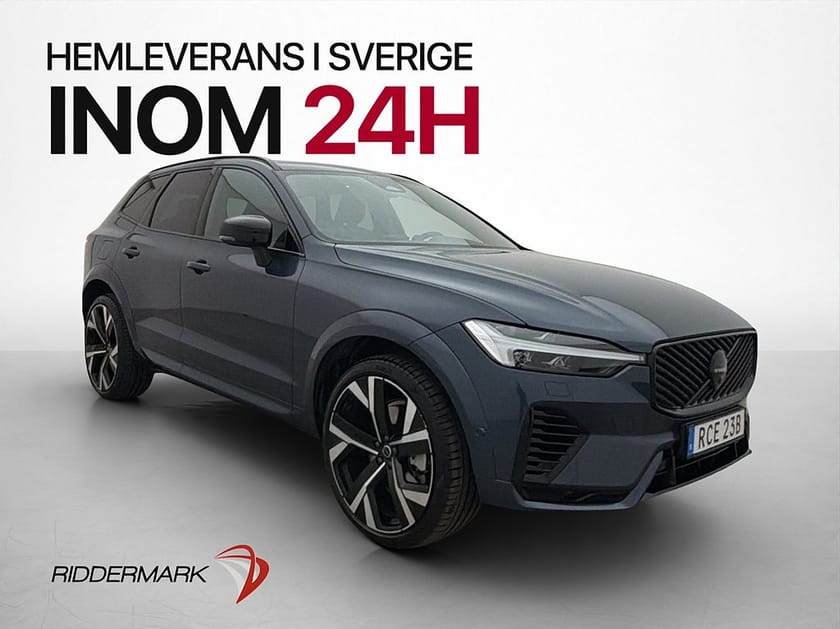Bild 1 av Volvo XC60 T6 AWD 350hk Plus Black Pano B&W HuD 360° Värmare