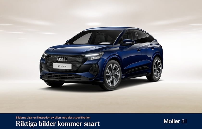 Bild 1 av Audi Q4 50 Sportback e-tron quattro E- q S-Line 299hk. Drag, Värmare.