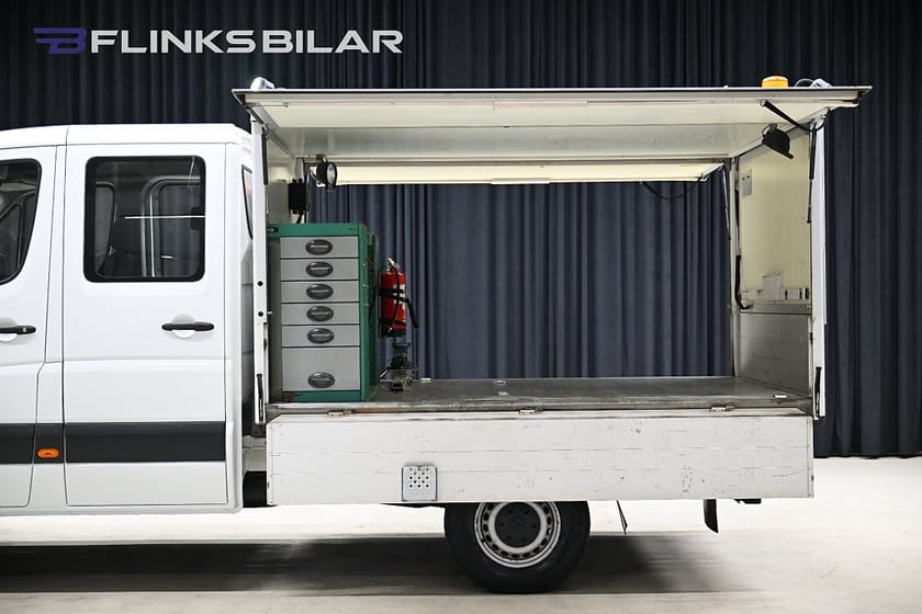 Bild 5 av Mercedes-Benz Sprinter 316 CDI 4x4 Chassi Crew Cab 163HK Dubbelhytt|Kåpa|Lågmil|EnÄgare|Moms