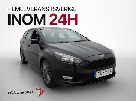Ford Focus Kombi 1.0 EcoBoost 125hk ST-Line Sensorer Farthållare