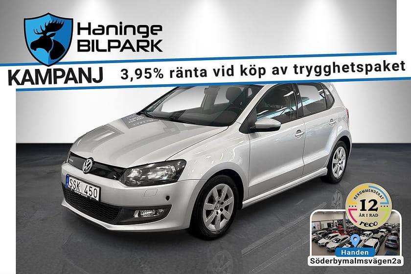 Bild 1 av Volkswagen Polo 5-dörrar 1.2 TDI DPF AC Bluetooth/SUPERDEAL 3,95%