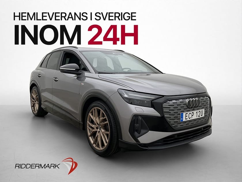 Bild 1 av Audi Q4 50 e-tron quattro S Line Edition One Pano Kamera Dragkrok