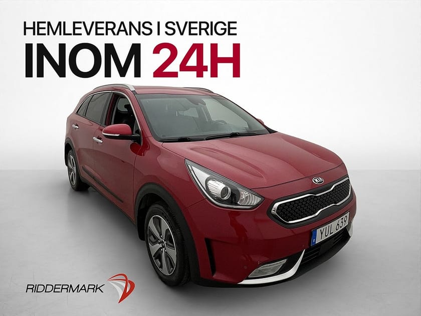 Bild 1 av Kia Niro Hybrid Advance Plus 2 Skinn Kamera Navi CarPlay