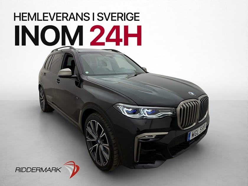 Bild 1 av BMW X7 M50i xDrive 7-sits Sky Lounge B&W Luftfj 360° Laser