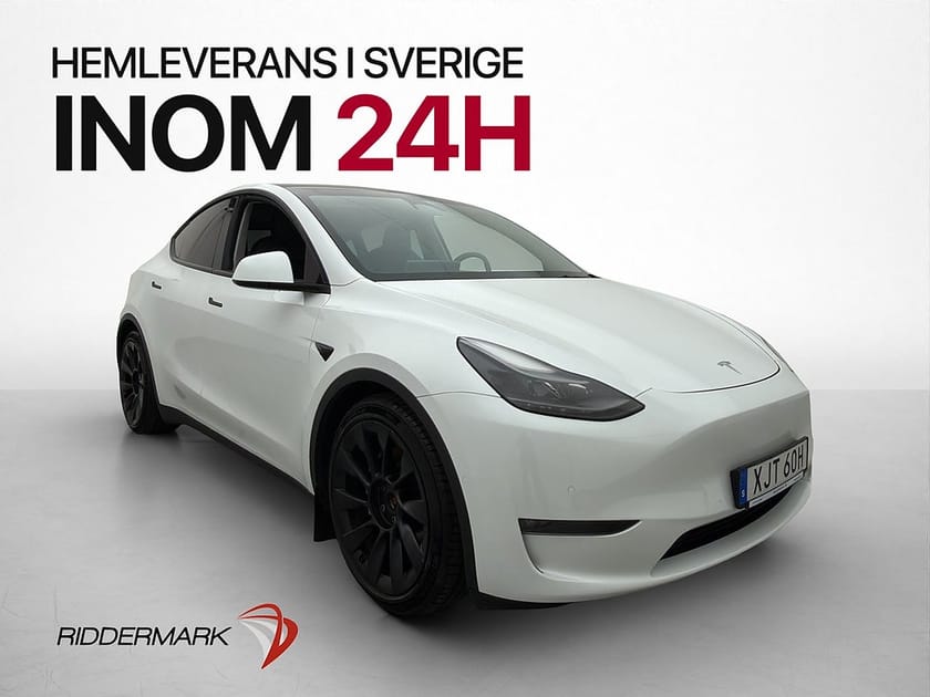 Bild 1 av Tesla Model Y Long Range AWD Autpilot Värmepump Dragkrok