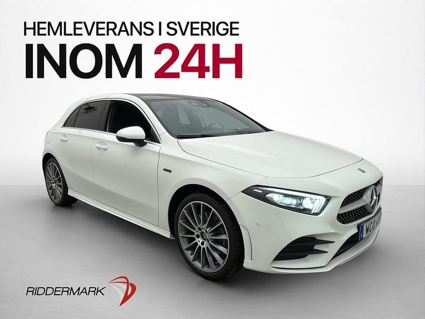 Bild 1 av Mercedes-Benz A 250 e AMG Panorama Wide Värmare Kamera