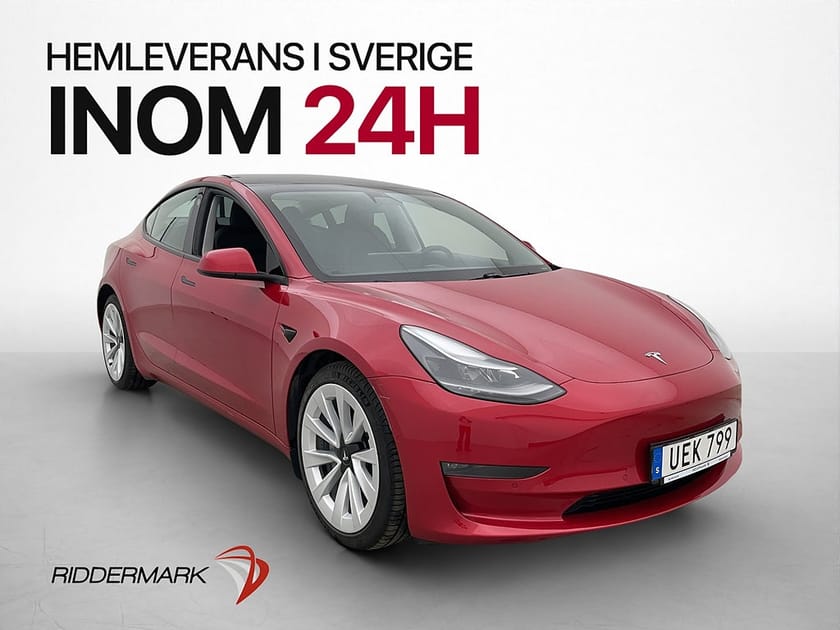 Bild 3 av Tesla Model 3 Long Range AWD Panorama Värmepump Kamera