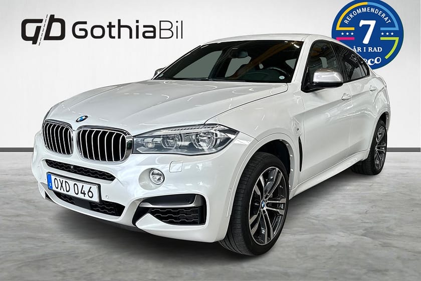 Bild 1 av BMW X6 M50d Aut M Sport HUD Värmare Navi Pano Drag Läder Nybes