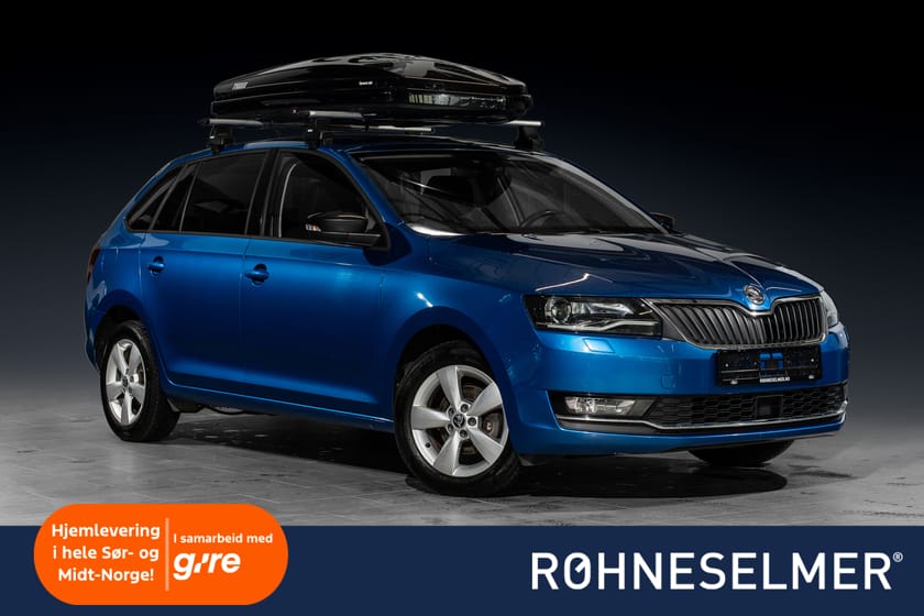 Bilde 1 av Škoda Rapid Spaceback 95HK Style Bensin Automat|H.feste|Carplay|Cruise|PDC