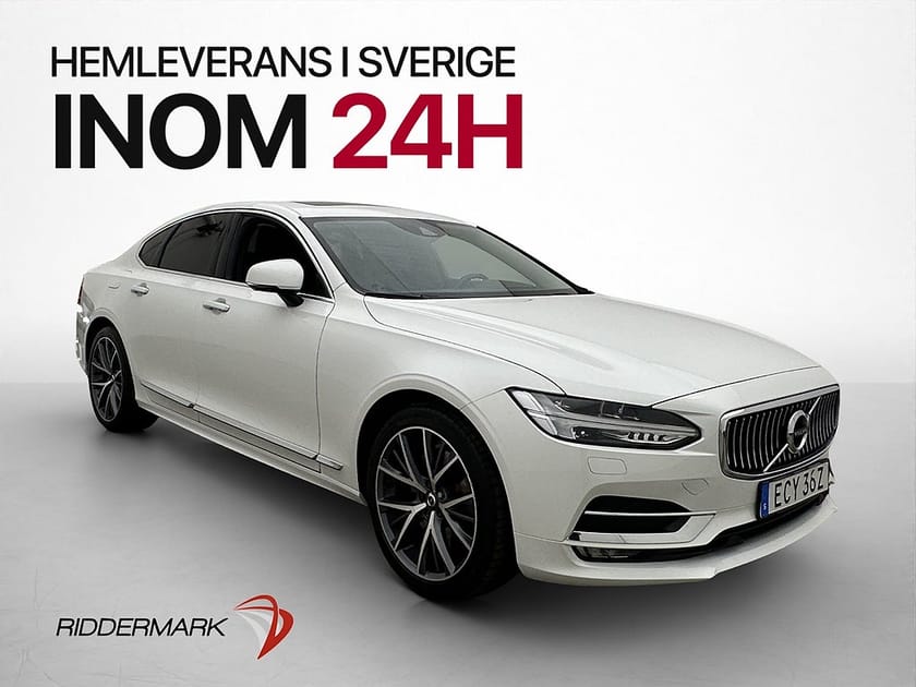 Bild 1 av Volvo S90 D5 AWD Inscription VOC T-Lucka B-Kamera Skinn Drag