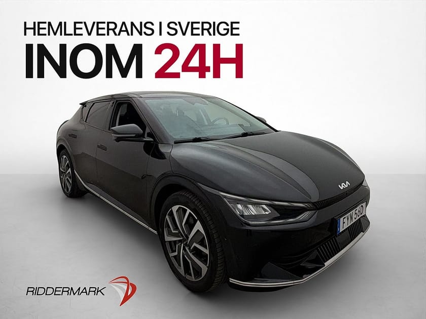Bild 1 av Kia EV6 77.4 kWh 228hk PLUS 360° Skinn Elstolar CarPlay Drag