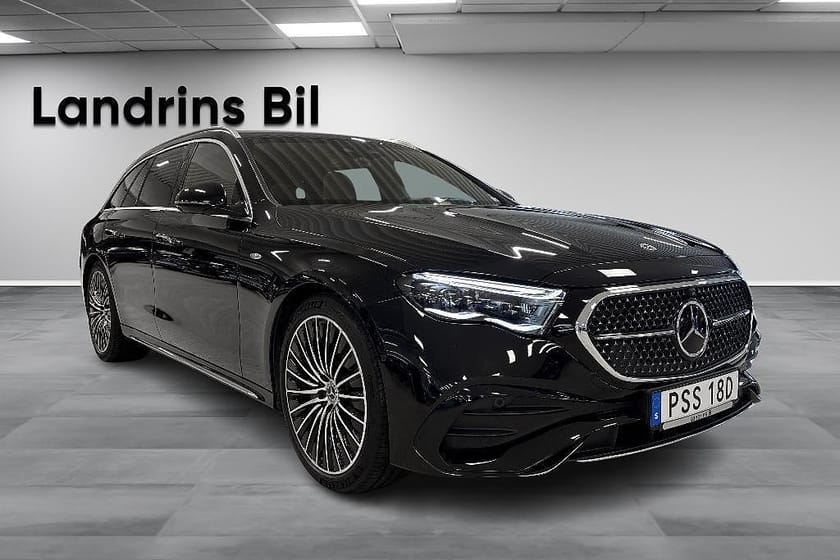 Bild 3 av Mercedes-Benz E 300 de 4MATIC T Pano Drag Distronic Superscreen 360Kamera