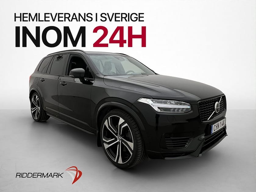 Bild 1 av Volvo XC90 7 Säten T8 456hk Ultimate Dark Luftfj Pano 7-Sits B&W 360